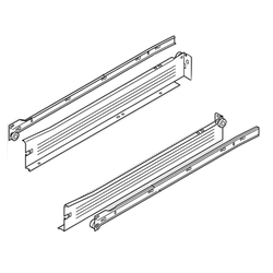 Metabox Slide 2 inch Height x 16 inch Length, White