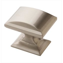Candler 1-1/4 Inch Diameter Satin Nickel Cabinet Knob