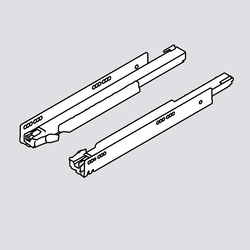Legrabox 24 inch Cabinet Profile with Blumotion Left/Right