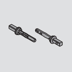 Movento Tip-On Synchronization Adapter for use with Blumotion Touch-to-Open Unit w/ Trigger and Synchro-Rod Sold Seperately, 2 Required