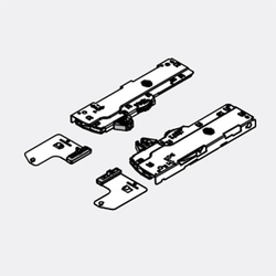  12 Inch Length Movento S1 Tip-On Blumotion Push-To-Open Unit with Trigger, Synchro-Rod, Adapters, Required BS769 slides Sold Separately 