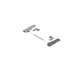  Movento Heavy-Duty Tip-On Blumotion Push-To-Open Unit for 12 to 15 Inch Width openings including Trigger, Synchro-Rod, and Adapters For use with Movento BS769 slides and Waste/Recycle Sets