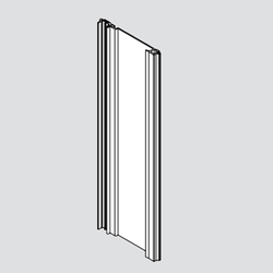 Servo-Drive Vertical Alum. Profile No Cable 1170MM