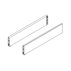 Tandembox BOXCAP Set 13-3/4 inch L x 4 inch H Stainless Steel