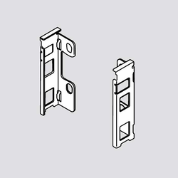 Legrabox M Rear Fixing Bracket Set Left/Right Orion Gray
