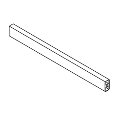 TandemBox Cross Rail 41-3/16 inch Brushed Nickel