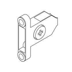 Tandembox Front Fix Bracket Screw-On