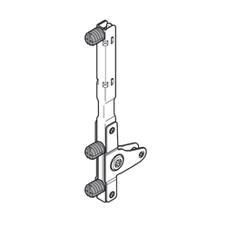 Tandembox Front Fixing Bracket "D inch Screw On