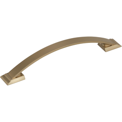 Candler 6-5/16 Inch Center to Center Golden Champagne Cabinet Pull (Handle)