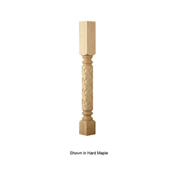 Weaved Roman Classic Column Unfinished Cherry