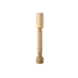 Weaved Roman Classic Column Unfinished Hard Maple