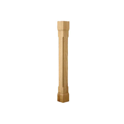 Metro Island Column Unfinished Hard Maple