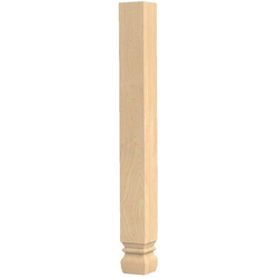 3 Inch Square x 29 Inch Height Kensington Leg, Cherry