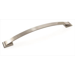 Candler 12 Inch Center to Center Satin Nickel Cabinet Pull
