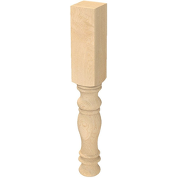 18% OFF 5 Inch Square x 35.25 Inch Height Large Diameter English Country Island Column, Paint Grade