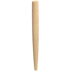 2.625 Inch Diameter x 29 Inch Height Danish Modern Leg, Hard Maple